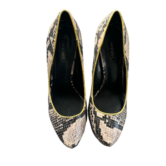 Shoemint Olivia Platform Leopard Print Size 7.5 - Picture 2 of 5